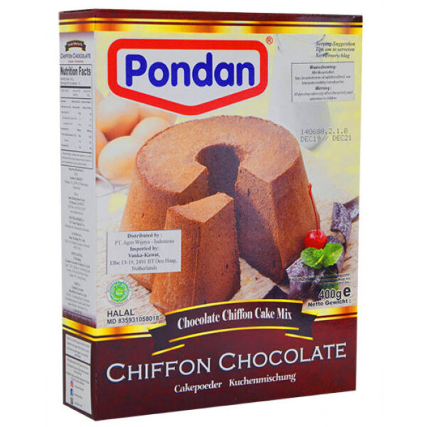 400 GM Pondan Chocolade Chiffon Cake Mix