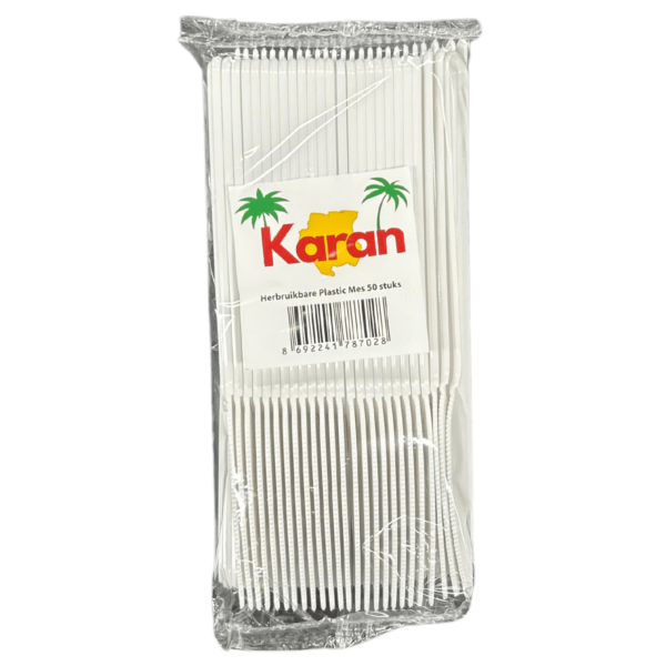 karan plastic mes wit 50st