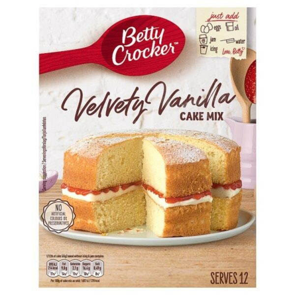 Betty Crocker Velvety Vanilla Cake Mix