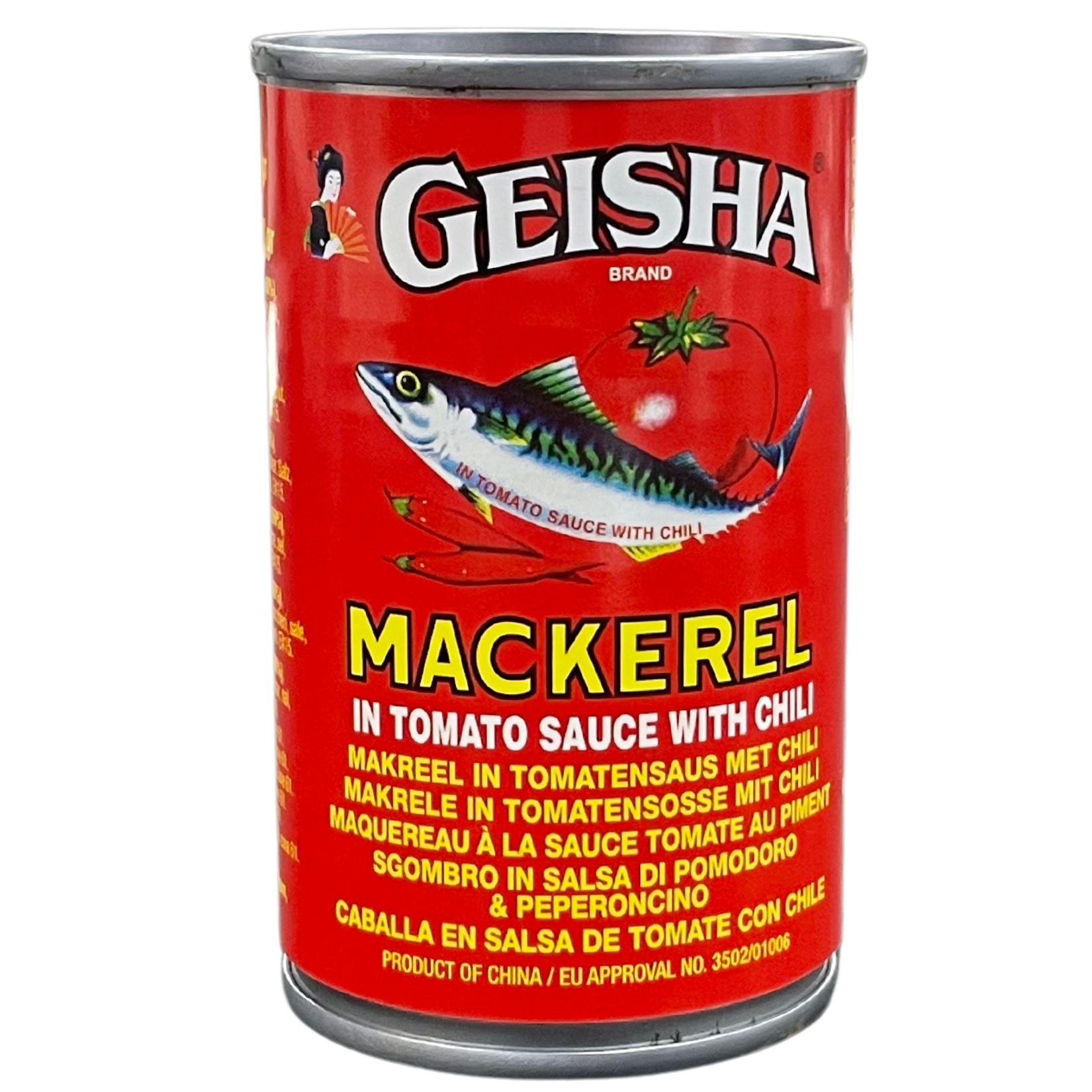 Geisha Makreel Chili 155g